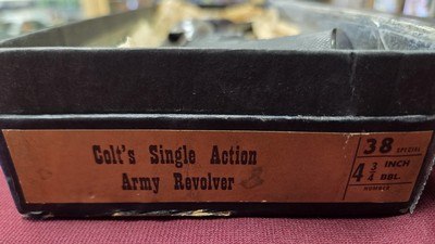 SAA - 2ND GENERATION - .38SP - 4&3/4 BBL - MFG 1958 - $3,650 - Image 14 of 14