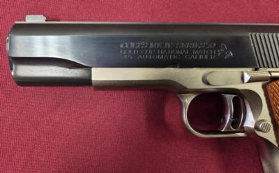 COLT NATIONAL MATCH TWO TONE .45 - Image 3 of 9