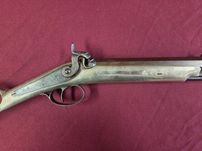 JOHN MULLIN NEW YORK - .52 PERCUSSION RIFLE - Image 9 of 13
