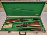 Cased Set of AYA No. 1 12 GA Side by Side Shotguns - 1 of 15