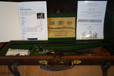 Stephen Grant Sidelock, with classic sidelever and possibly fired by Denys Finch Hatten of " Out of Africa " fame