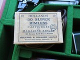 Holland & Holland, 30 Super (300 Holland and Holland), Take down model, fully cased - 9 of 15