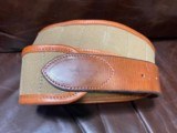 Leather and Canvas culling belt from Westley Richards