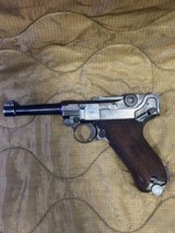 1939 GERMAN P08 LUGER ALL MATCHING SERIALS INCLUDING THE MAGAZINE. - 1 of 7