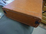 Browning Tolex2 BBL Gun Case Belgium Browning Superposed 30 " Double Barrel Light Brown Leather Gun Case - 3 of 15