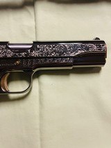 Stunning engraved two tone Colt 1911 new unfired 45acp govt. - 6 of 9