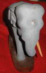 VINTAGE AFRICAN ELEPHANT WOOD CARVING
- 1 of 4