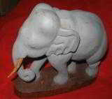VINTAGE AFRICAN ELEPHANT WOOD CARVING
- 3 of 4