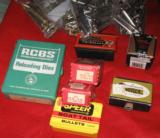 270 WINCHESTER RELOADING PACKAGE DIES 130 BRASS 293 MISC HEADS - 1 of 4