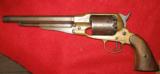 EARLY NAVY ARMS 1858 REPLICA WITH LEFT HAND HOLSTER - 3 of 11