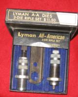 LYMAN ALL AMERICAN 222 REMINGTON DIE SET - 1 of 1