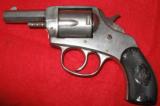 ANTIQUE IVER JOHNSON ARMS & CYCLE WORKS BLACK POWDER CARTRIDGEAMERICAN BULLDOG SECOND MODEL REVOLVER - 1 of 13