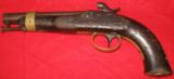 N.P. AMES 1842 54 CALIBER NAVAL PERCUSSION PISTOL 1845 DATED - 2 of 15