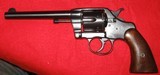 ANTIQUE 1892 COLT ARMY REVOLVER CAHMBERED FOR 38 LONG COLT - 1 of 15