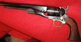 F. LLIPIETTA STEEL FRAME 1860 ARMY 44 CALIBER PERCUSSION REVOLVER - 2 of 14