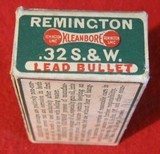74 ROUNDS 32 S&W REMINGTON DOGBONE BOXES- 1 FULL -1 WITH 24. - 3 of 7
