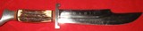 SOLINGEN COMPASS MODEL 857 BOWIE KNIFE AND SHEATH - 2 of 12