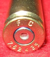 200 ONCE FIRED FEDERAL 7.62 X 39 MM BRASS CARTRIDGES - 1 of 3