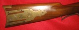 EARLY LYMAN 45 CALIBER HAWKEN STYLE PERCUSSION RIFLE - 2 of 12