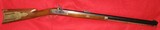 EARLY LYMAN 45 CALIBER HAWKEN STYLE PERCUSSION RIFLE - 1 of 12