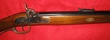 EARLY LYMAN 45 CALIBER HAWKEN STYLE PERCUSSION RIFLE - 3 of 12