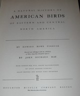 A NATURAL HISTORY OF AMERICAN BIRDS OF EASTERN AND CENTRAL NORTH AMERICA - 3 of 9