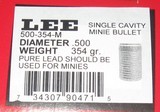 LEE PRECISION 500-354-M 50 CALBER TARGET MINNIE - 1 of 3