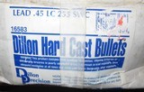 400 DILLON HARD CAST 255 GRAIN LEAD SEMI WADCUTTER BULLETS AND 50 45 LC BRASS - 3 of 4