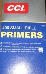 BOX OF 1000 CCI #400 SMALL RIFLE PRIMERS - 2 of 2