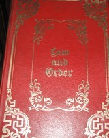 NAVY ARMS 1862 POLICE MODEL PERCUSSION REVOLVER LAW & ORDER BOOK CASE SET - 14 of 14