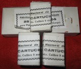 5 - 25 ROUND BOXES OF 9MM LARGO FABRICA NATIONAL DE TOLEDO AMMUNITION - 1 of 2