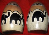 AFRICAN BOOKENDS AND PLATE SET - 4 of 11