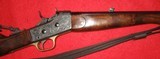 CUSTOM ENGRAVED REMINGTON ROLLING BLOCK RIFLE IN 38-55 WCF - 5 of 20