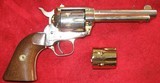 FIE MODEL E15 SINGLE ACTION 22LR WITH 22 WMR CONVERTIBLE CYLINDER - 2 of 10