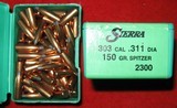 200 SIERRA #2300 .311 150 GRAIN SPITZER - 1 of 1