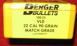 BERGER VLD 22 CALIBER 90 GRAIN MATCH BULLETS - 2 of 2