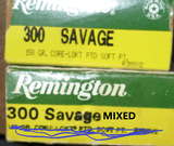 300 SAVAGE MIXED FACTORY AMMO LOT - 1 of 6