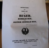 RUGER SINGLE-SIX FLATGATE 1955 - 19 of 19