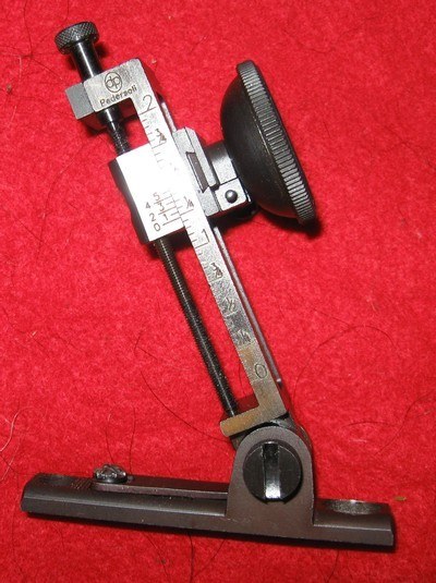 PEDERSOLI MID RANGE CREEDMOOR SIGHT WITH ADJUSTABLE HADLEY APERATURE - Image 1 of 11