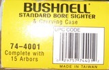 BUSHNELL STANDARD BORE SIGHTER WITH 15 ARBORS AND CASE - 2 of 4