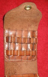 10 ROUND SNAP CLOSURE BELT AMMO CARRIER - 1 of 2