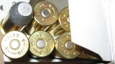 20 ROUND BOX OF 56-50 SPENCER BLACK POWDER 350 GR FLAT POINT LOADS