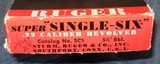 1955 RUGER SINGLE SIX FLATGATE - 18 of 18