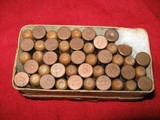 38 SHORT RIMFIRE SHOT CARTRIDGES & BOX