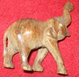 6 VINTAGE HAND CARVED WOODEN ELEPHANTS - 10 of 12