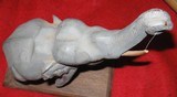 6 VINTAGE HAND CARVED WOODEN ELEPHANTS - 2 of 12