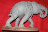 6 VINTAGE HAND CARVED WOODEN ELEPHANTS - 3 of 12