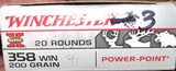 17 ROUNDS 358 WINCHESTER 200 GRAINPOWER POINT - 2 of 5