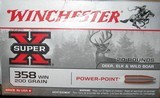 17 ROUNDS 358 WINCHESTER 200 GRAINPOWER POINT