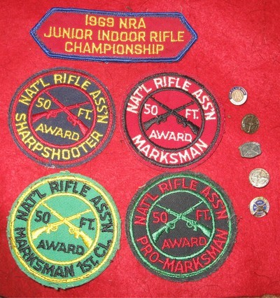 NRA PATCHES AND PINS LOT